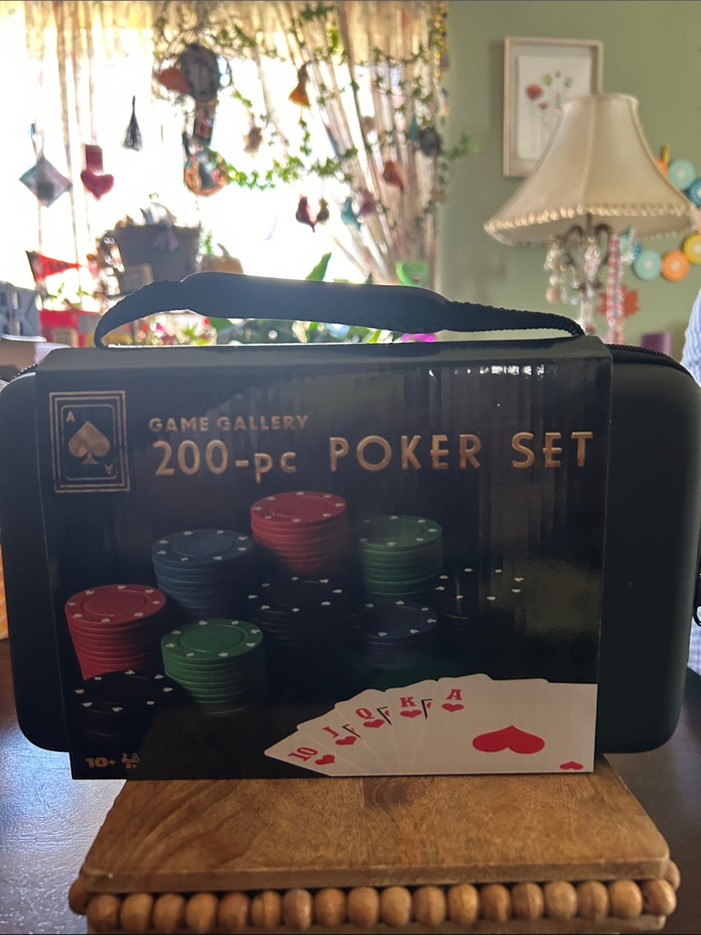 Game Gallery 200-Piece Poker Set New Sealed Cards & Chips Ready For Play